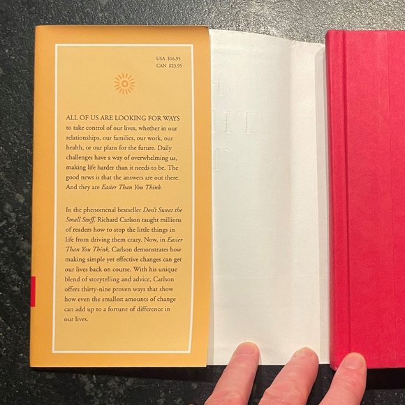 "Easier Than You Think: ..." by Richard Carlson, PhD. - Picture 3 of 5